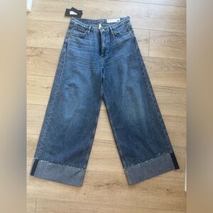 Rag and Bone The Sofia Ultra Wide High Rise Cropped Jean NWT